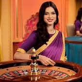 Live dealer blackjack table at wap7m showing card-dealing in progress